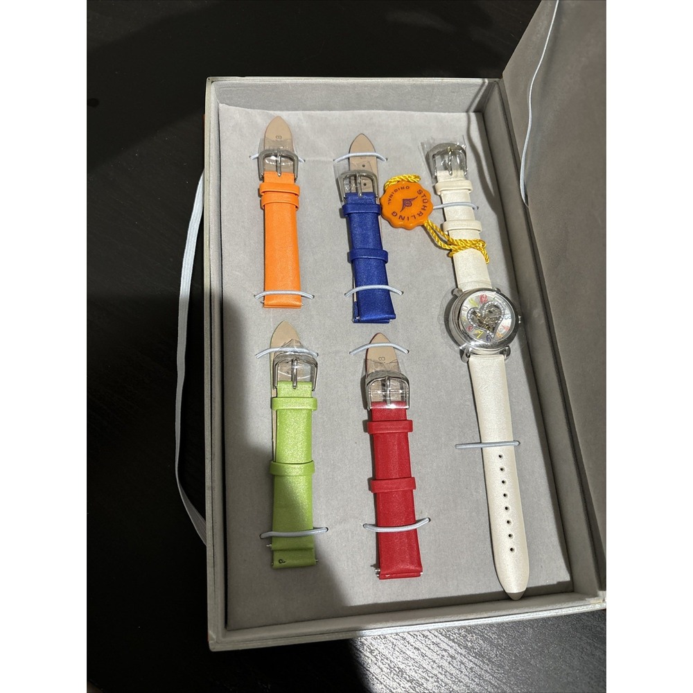STUHRLING Amour 109SW2 Automatic 35mm Fashion Colorful Heart Watch New Gift - Picture 4 of 8